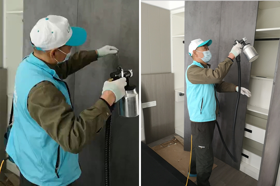 上海杨浦区陈女士-高端上门除甲醛