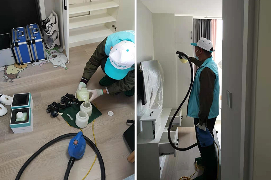 上海浦东新区秦女士-上门除甲醛