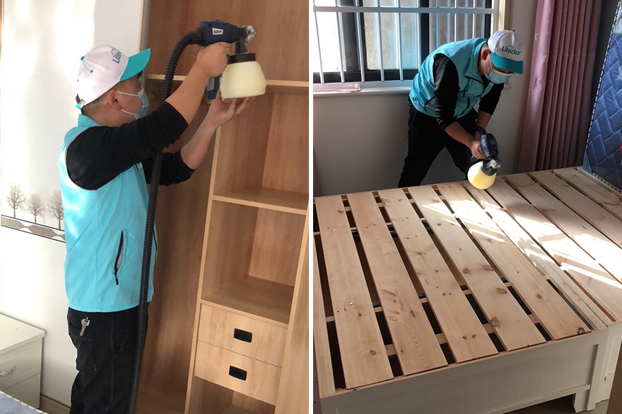 郑州新密郭女士-郑州上门除甲醛