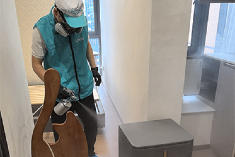 <strong>广州嘉裕丹顿阳光D座：350㎡大平层甲醛</strong>